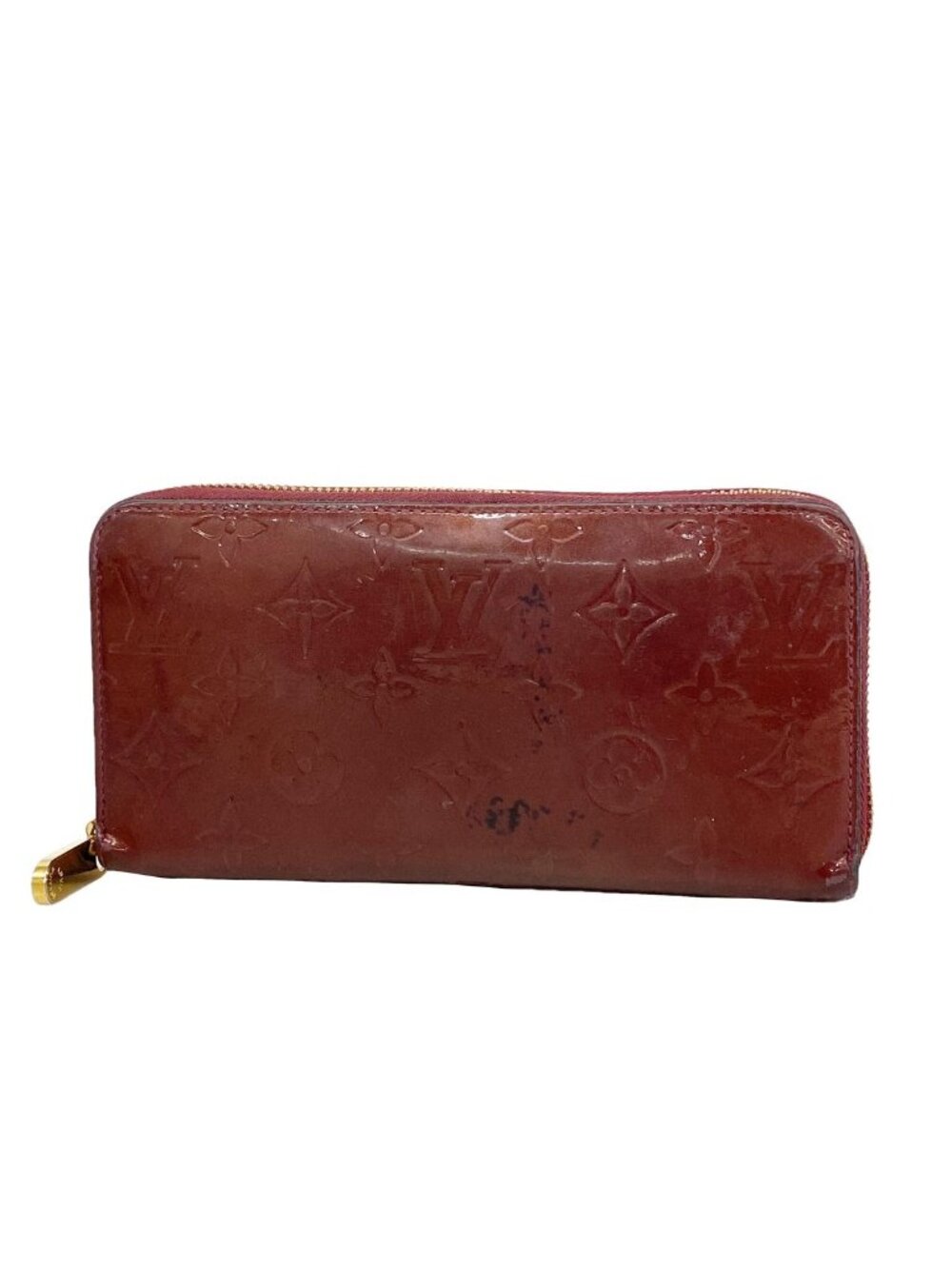 Louis Vuitton Wallet Vernis Zippy Rouge Fauvist